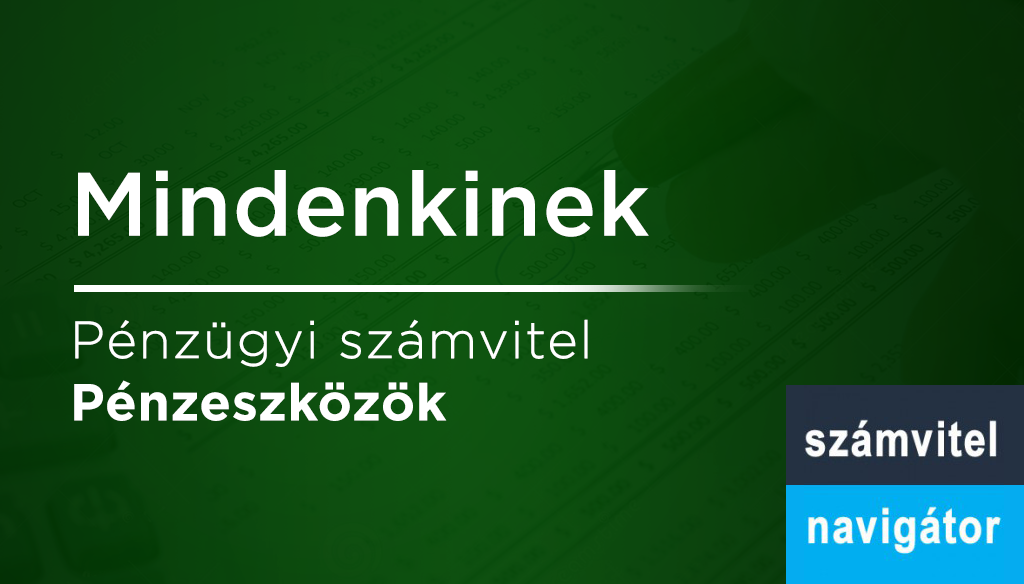 Pénzeszközök számvitele
