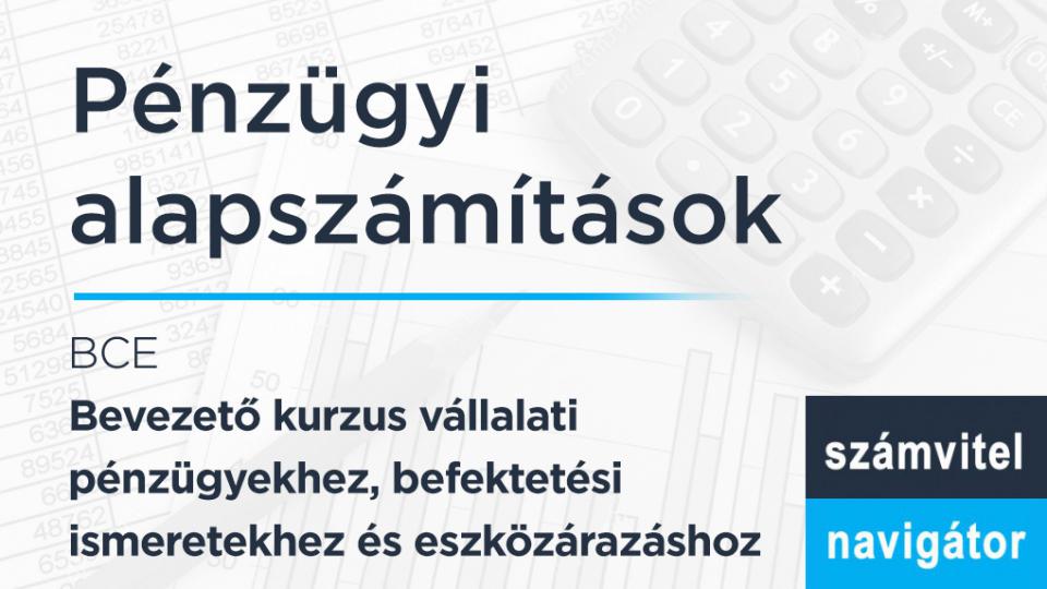 Pénzügyi alapszámítások