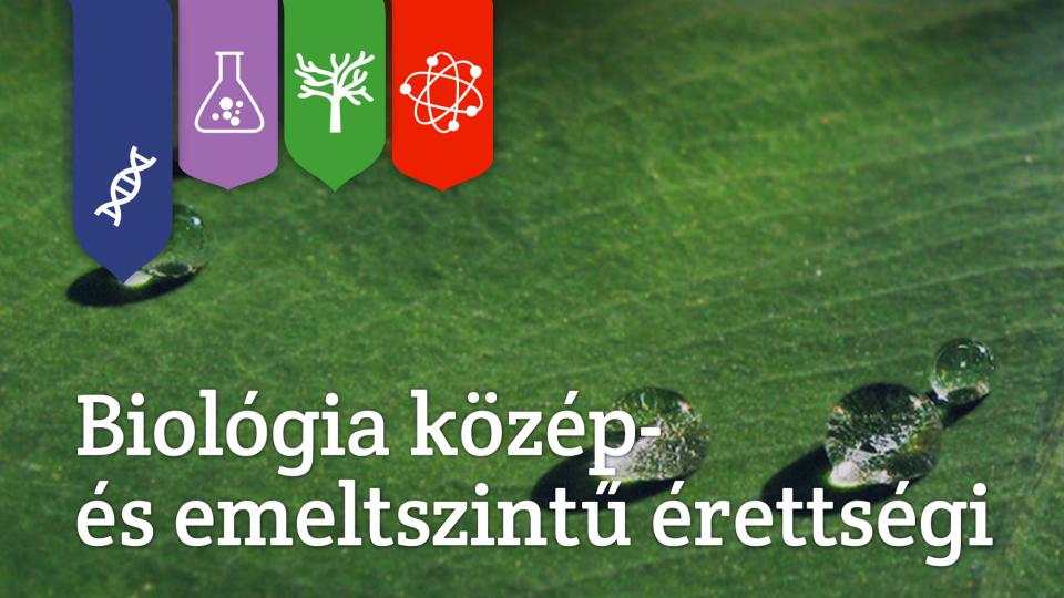 Biológia közép- és emeltszintű érettségi
