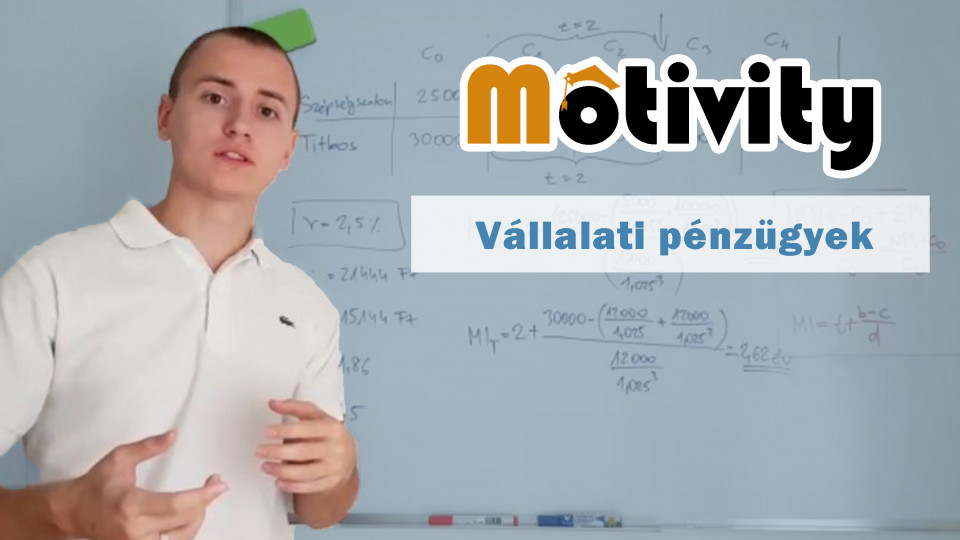 Vállalati pénzügyek - 2. rész